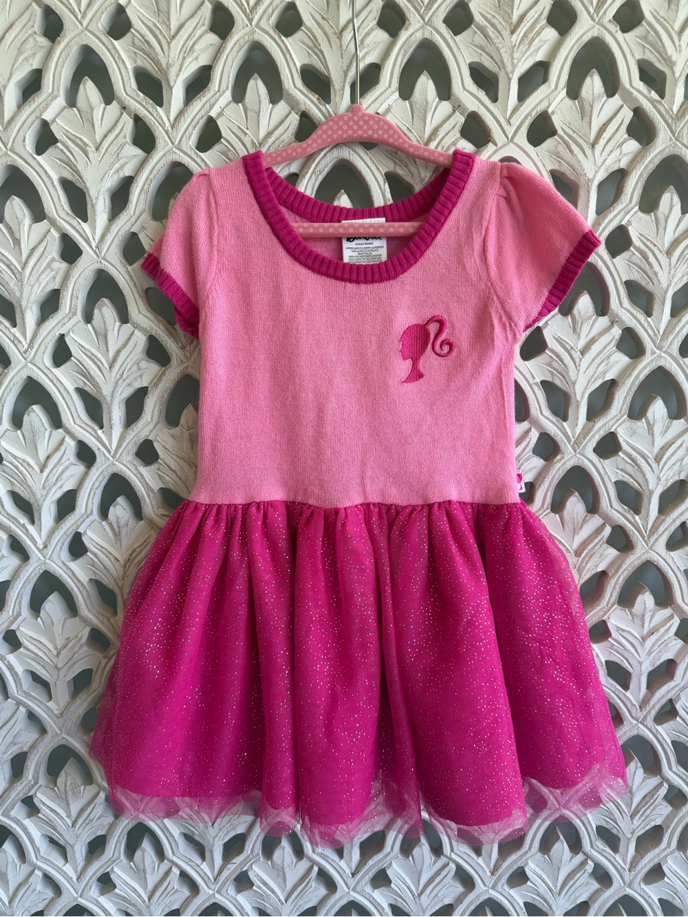 Barbie Pink Tutu Dress, 3T